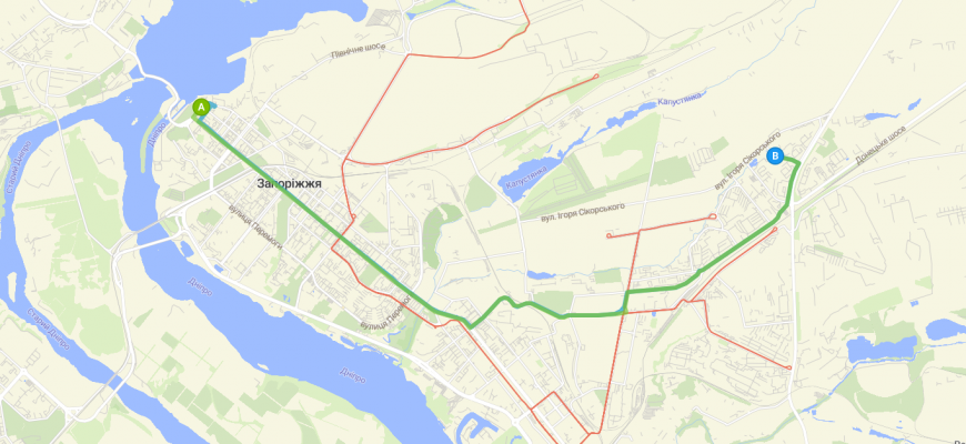 Маршрутка №89 у Запоріжжі: розклад руху, маршрут та всі зупинки